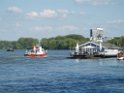 Motor Segelboot mit Motorschaden trieb gegen Alte Liebe bei Koeln Rodenkirchen P085